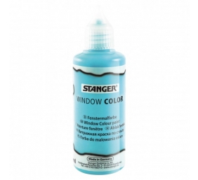 STANGER Klijai stiklo dekoracijoms Window color 80 ml, šviesiai mėlyni 300022