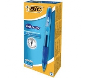 Bic Gelinis rašiklis Gel-Ocity 0.7 mm, mėlynas, pakuotėje 12 vnt. 600666
