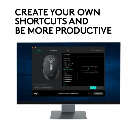 Logitech M590 GRAPHITE (910-005197), bevielė pelė, juoda