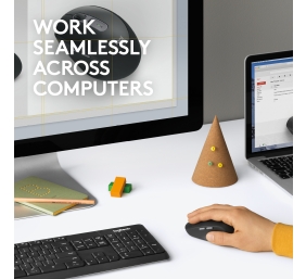 Logitech M590 GRAPHITE (910-005197), bevielė pelė, juoda