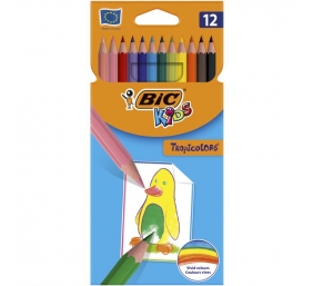 Bic Spalvoti pieštukai Tropicolors 12 spalvų rinkinys 022503