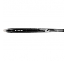 Gelinis rašiklis su rašalo trintuku Stanger Eraser Gel Pen 0.7 mm, Juodas, 1 vnt.