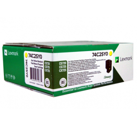 Lexmark 74C2SY0 Lazerinė kasetė, Geltona