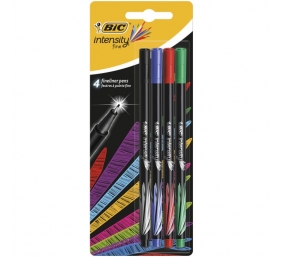 Bic Rašiklių rinkinys FineLiners Intensity Fine Clas Mix 0,4 mm, 4 spalvų rinkinys 449336