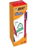 Bic Gelinis rašiklis Gel-Ocity Quick Dry, raudonas, pakuotėje 12 vnt. 494671