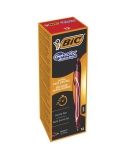 Bic Gelinis rašiklis Gel-Ocity Quick Dry, raudonas, pakuotėje 12 vnt. 494671