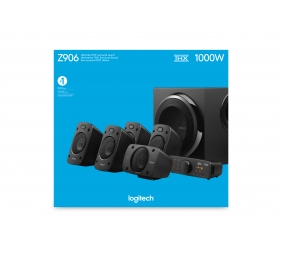 Garso kolonėlės Logitech Z906 5.1 Surround sound speaker system (980-000468), juodos