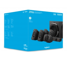 Garso kolonėlės Logitech Z906 5.1 Surround sound speaker system (980-000468), juodos