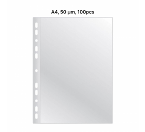 AD Class Įmautės dokumentams A4 skaidrios 50 mikr., pakuotėje 100vnt (A4CC50-100)