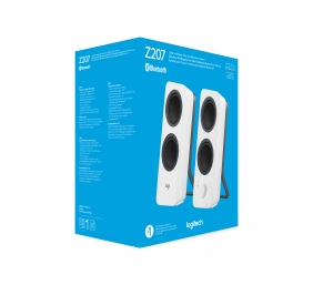Logitech Z207 2.0 bluetooth (980-001292), garso kolonėlės, baltos