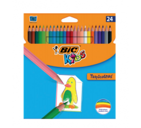 Bic Spalvoti pieštukai Tropicolors 24 spalvų rinkinys, 022510