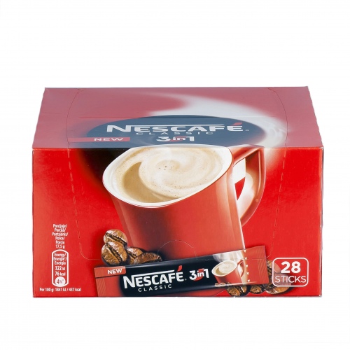 NESCAFE 3in1 Classic 28 vnt. x 17,5 g dėžutė