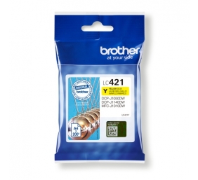 Brother LC421Y Ink Cartridge Yellow | Brother LC421Y | Ink cartridge | Yellow