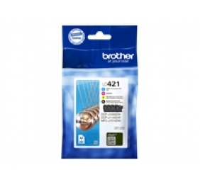 Brother LC421VALDR | Ink Cartridges | Black, cyan, magenta, yellow