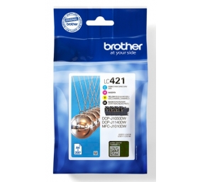 Brother LC421VALDR | Ink Cartridges | Black, cyan, magenta, yellow