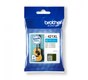 Brother LC421XLC Ink Cartridge, Cyan | Brother LC421XLC | Ink cartridge | Cyan