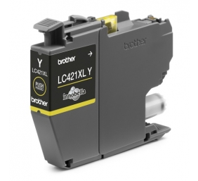 Brother LC421XLY Ink Cartridge, Yellow | Brother LC421XLY | Ink Cartridge | Yellow