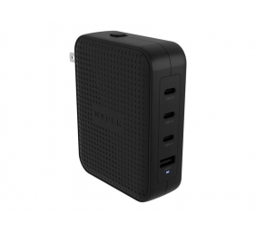 Hyper HyperJuice 145W USB-C GaN Travel Charger with 4 Ports - Black | Hyper