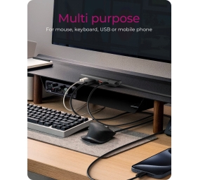 Raidsonic | 4-Port USB 3.2 Gen 2 Hub with Power Delivery | IB-HUB1437-CPD