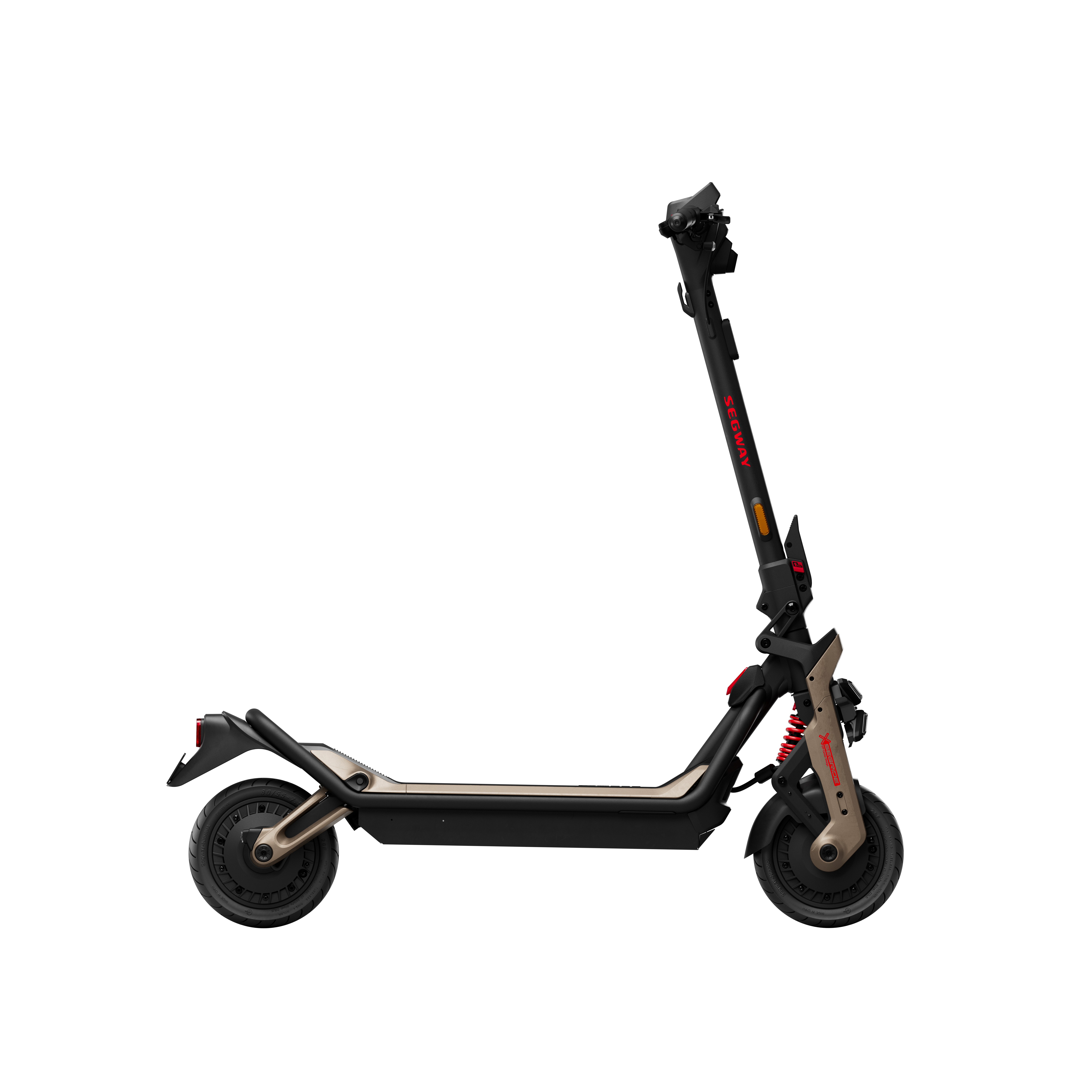 Segway | Superscooter GT3 Pro | Electric Scooter | Max 2 x 3500W W | Up to 80 km/h | 11 " | Black and Gold