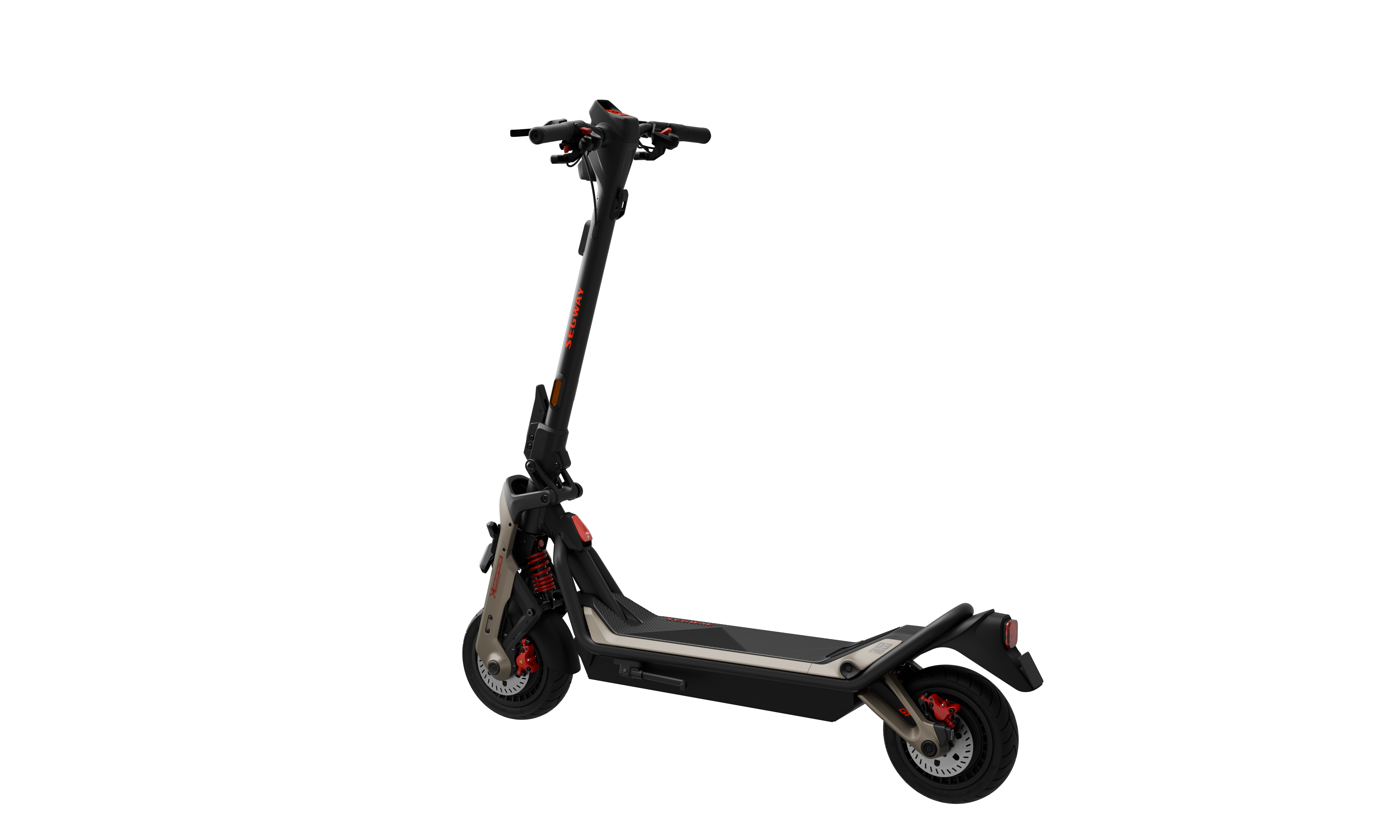 Segway | Superscooter GT3 Pro | Electric Scooter | Max 2 x 3500W W | Up to 80 km/h | 11 " | Black and Gold