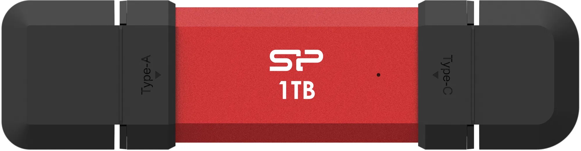 Silicon Power DS72 | 1000 GB | USB Type-A/USB Type-C 3.2 Gen 2 | Red