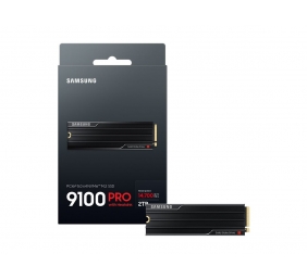 Samsung 9100 PRO | 2000 GB | SSD form factor M.2 2280 | Solid-state drive interface PCI Express 5.0 x4 (NVMe) | Read speed 14700 MB/s | Write speed 13400 MB/s
