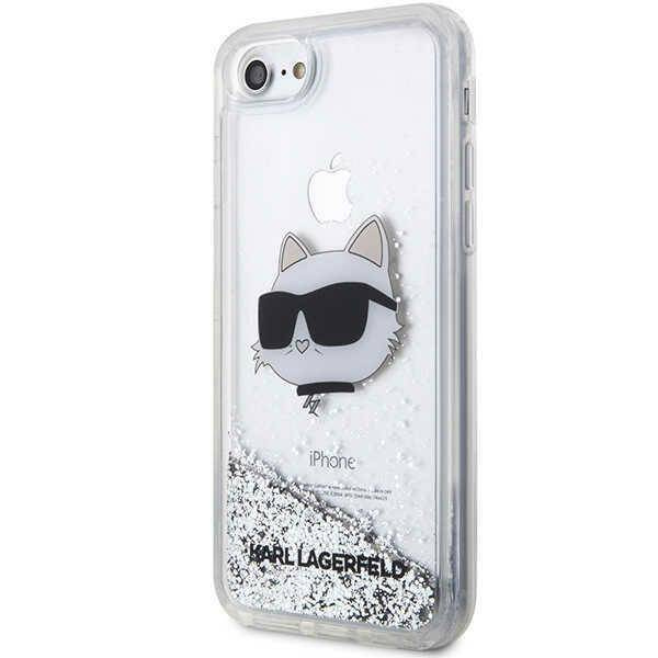 Karl Lagerfeld | Original Case IPHONE SE 2022/SE 2020/7/8 Karl Lagerfeld Hardcase Glitter Choupette Head (KLHCI8LNCHCS)