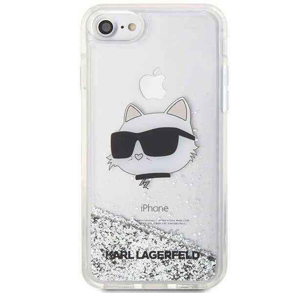 Karl Lagerfeld | Original Case IPHONE SE 2022/SE 2020/7/8 Karl Lagerfeld Hardcase Glitter Choupette Head (KLHCI8LNCHCS)