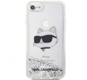 Karl Lagerfeld | Original Case IPHONE SE 2022/SE 2020/7/8 Karl Lagerfeld Hardcase Glitter Choupette Head (KLHCI8LNCHCS)