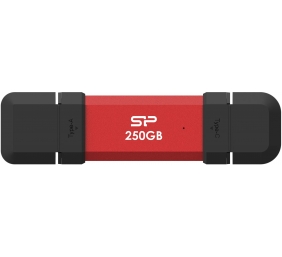 Silicon Power DS72 | 250 GB | USB Type-A/USB Type-C 3.2 Gen 2 | Red