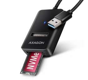AXAGON USB-A 10Gbps - M.2 NVMe and SATA SSD Adapter | ADM2-AM