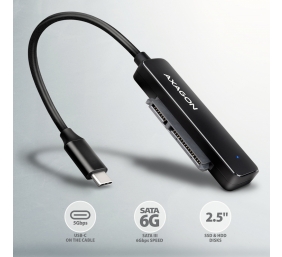 AXAGON USB-C 5Gbps - SATA 6G, 2.5" SSD/HDD SLIM Adapter | ADSA-FP2C