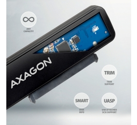 AXAGON USB-C 5Gbps - SATA 6G, 2.5" SSD/HDD SLIM Adapter | ADSA-FP2C