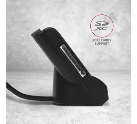 AXAGON Universal desktop USB contact Smart/ID and SD/microSD/SIM card reader | CRE-SM2