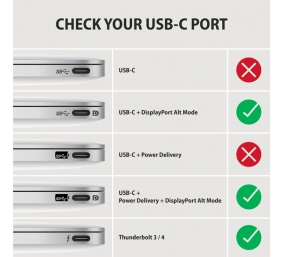 AXAGON Active cable | USB-C to DisplayPort | 1.8 m