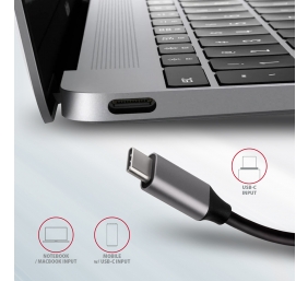 AXAGON SuperSpeed USB-C Combo 6in1 Hub | HMC-6M2
