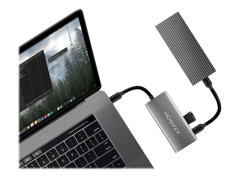 AXAGON SuperSpeed USB-C 10 Gbps SPEEDSTER 4 Hub | HMC-4G2