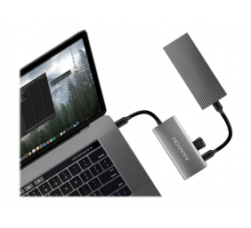 AXAGON SuperSpeed USB-C 10 Gbps SPEEDSTER 4 Hub | HMC-4G2