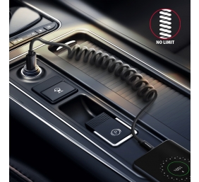 AXAGON Twister Cable, 1.1 m | BUCM-AM20TB | USB Type A to USB Type C