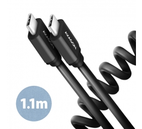 AXAGON Data and charging cable, 1.1 m | BUCM-CM20TB | USB Type C to USB Type C