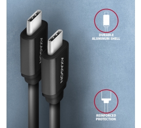 AXAGON Data and charging cable, 1.1 m | BUCM-CM20TB | USB Type C to USB Type C