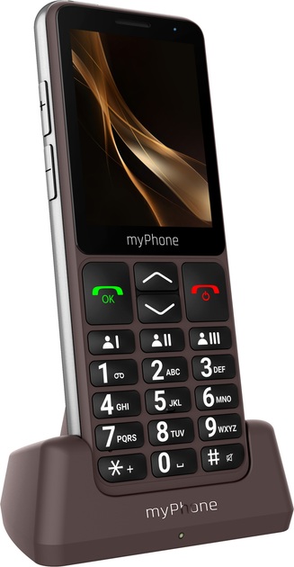 myPhone Bueno LTE Praline Collection | Brown | 2.8 " | IPS | 48 MB | 128 MB | Single SIM | MicroSD | 3G | Bluetooth | Main camera resolution 2 MP | 2000 mAh
