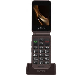 myPhone Harmony LTE Praline Collection | Brown | 2.8+1.44 " | IPS | 48 MB | 128 MB | Single SIM | MicroSD | 3G | Bluetooth | 5.1 | Main camera resolution 2 MP | 1300 mAh