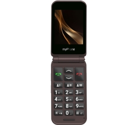 myPhone Harmony LTE Praline Collection | Brown | 2.8+1.44 " | IPS | 48 MB | 128 MB | Single SIM | MicroSD | 3G | Bluetooth | 5.1 | Main camera resolution 2 MP | 1300 mAh