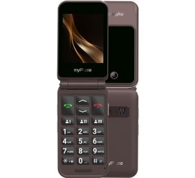myPhone Harmony LTE Praline Collection | Brown | 2.8+1.44 " | IPS | 48 MB | 128 MB | Single SIM | MicroSD | 3G | Bluetooth | 5.1 | Main camera resolution 2 MP | 1300 mAh