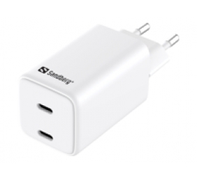 SANDBERG AC Charger Dual USB-C PD65W EU