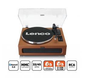 Lenco Record Player | LS-430BN | Bluetooth | Speakers