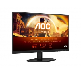 AOC | 27G42E | 27 " | IPS | FHD | 16:9 | 180 Hz | 1 ms | 1920 x 1080 pixels | 300 cd/m² | HDMI ports quantity 1 | Black