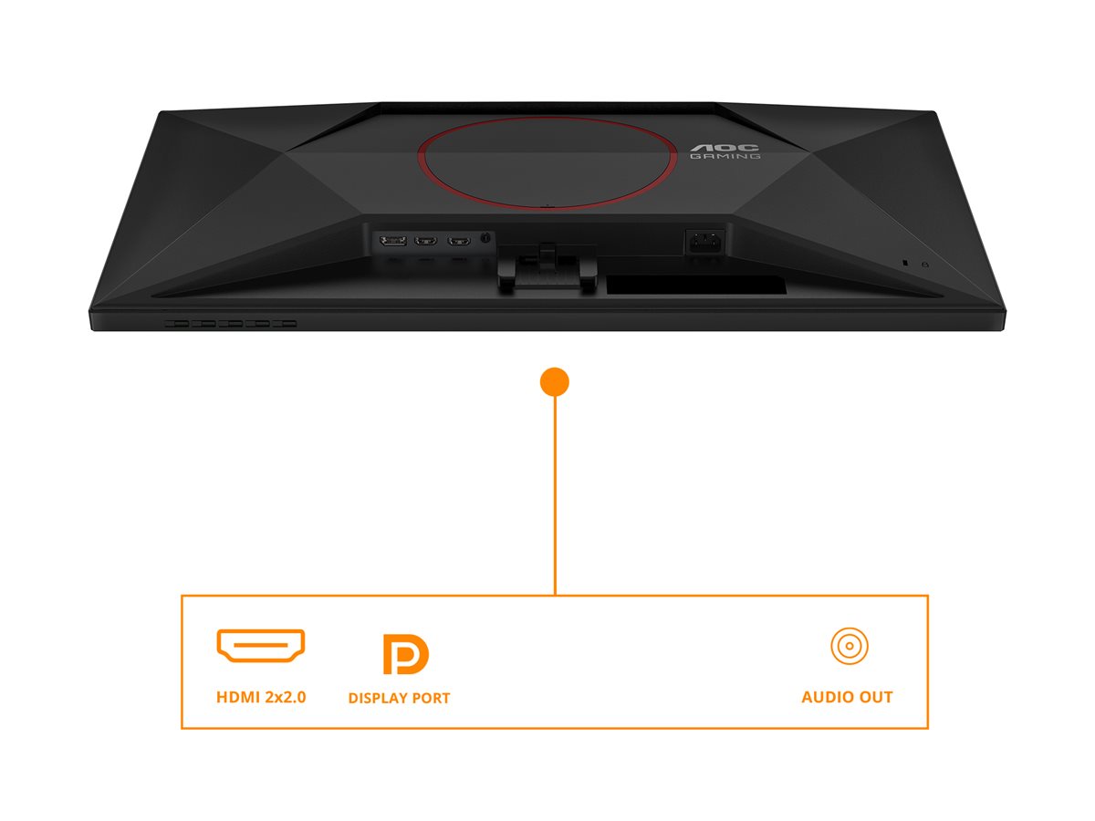 AOC Q27G42XE | 27 " | IPS | QHD | 16:9 | 180 Hz | 1 ms | 2560 x 1440 pixels | 300 cd/m² | HDMI ports quantity 2 | Black